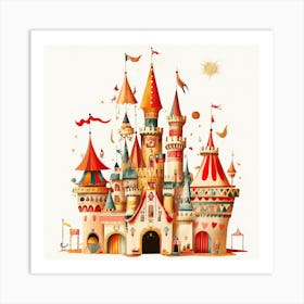 Castle In The Sky 13 Art Print