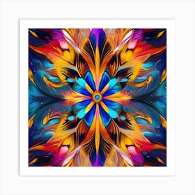 Abstract Flower 5 Art Print