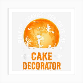 Halloween Cake Decorator For Men & Women Art Print