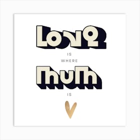 Love mum Art Print