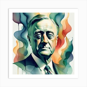 Franklin D. Roosevelt 11 Art Print