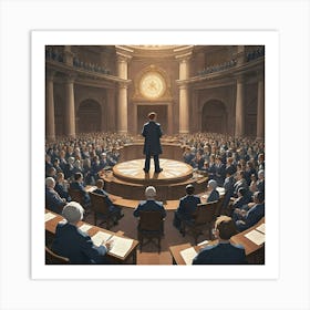 The Assembly Art Print