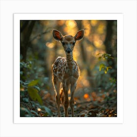 Forest Fawn Art Print