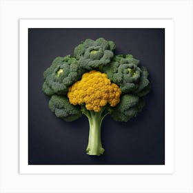 Florets Of Cauliflower 3 Art Print