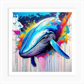 Whale Painting Art Print