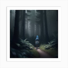 Dark Forest Art Print