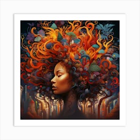 Afrofuturism 87 Art Print