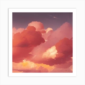 Clouds Art Print