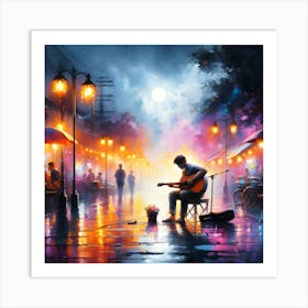 Acoustic Guitar 2 Art Print