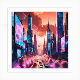 Cityscape Art Print