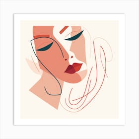 Portrait Of A Woman 29 Art Print