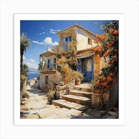 House By The Sea 1 Art Print