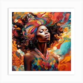 Afrofuturism 71 Art Print