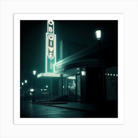 City At Night 3 Art Print