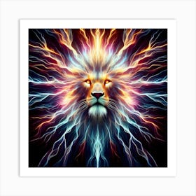 Lion Head 2 Art Print