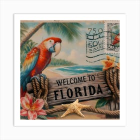 Welcome To Florida Art Print