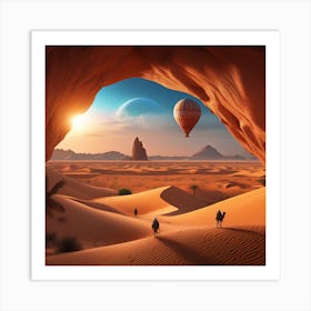 the Uneverse Sahara Moroco Art Print