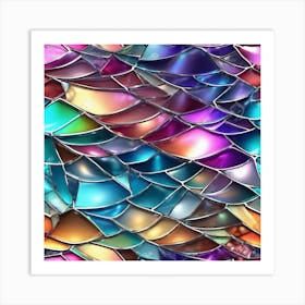 Glass Mosaic 1 Art Print