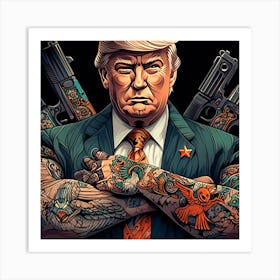 Hunzinator DJT Art Print