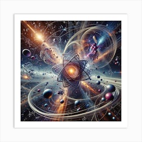 Fictional equations Art Print