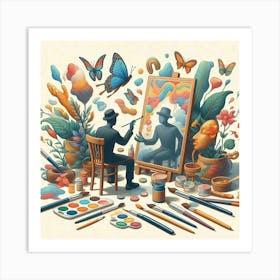 Artist'S Studio 1 Art Print