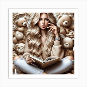 Teddy Bears 13 Art Print