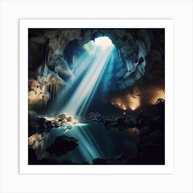 Caves In Thailand Art Print