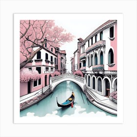 Venice Gondola Art Print