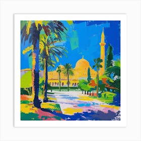 Abstract Park Collection Al Azhar Park Cairo Egypt 3 Art Print