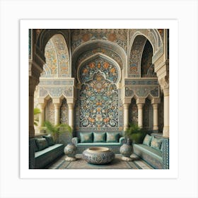Islamic Interior Design Art Print