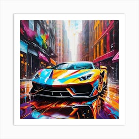 Lamborghini 156 Art Print