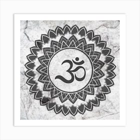 Yoga Mandala Zen Art Print