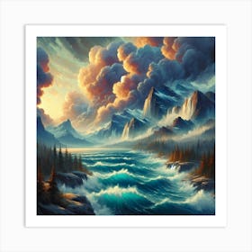 Tempestuous Beauty 8 1 Art Print