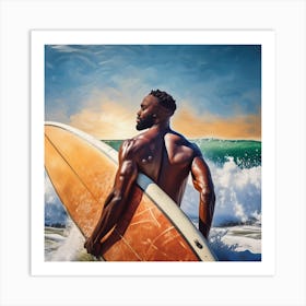 Surfer 3 Art Print