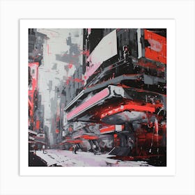 Futuristic City 40 Art Print