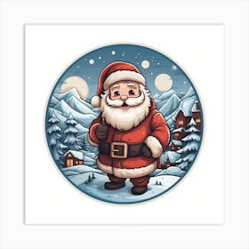 Santa Claus 36 Art Print