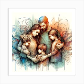 Family Portrait 3 Art Print