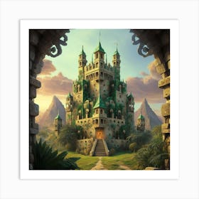 The castle in seicle 15 11 Art Print