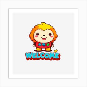 Welcome Lion Art Print