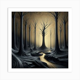 Dark Forest 6 Art Print