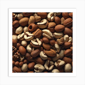 Nuts And Seeds 13 Art Print