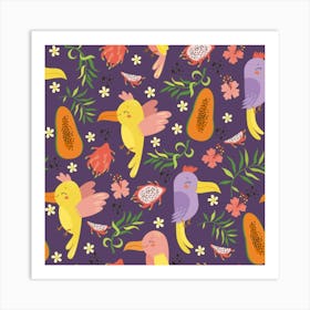 Tropical Birds Art Print