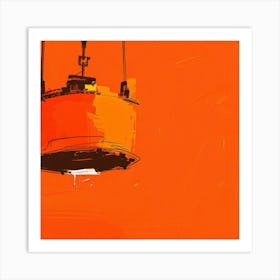 Orange Light Art Print