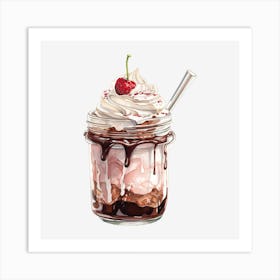 Ice Cream Sundae 14 Art Print