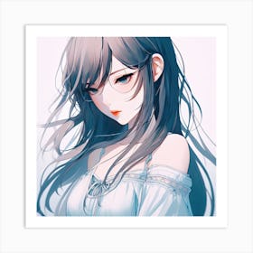 Anime Girl (53) Art Print