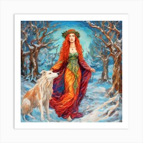 Brigid And Fingal Art Print