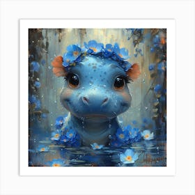 Hippo 2 Art Print