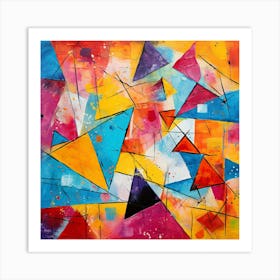 Juangisme Mindless Journey Abstract Art #4 Art Print