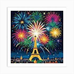 FRENCH CELEBRATION Art Print