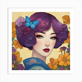 Asian Girl 1 Art Print